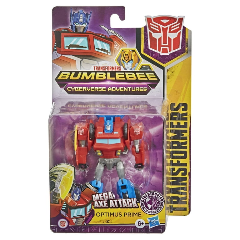 Transformers Bumblebee Cyberverse Adventures Warrior Optimus Prime Figure 