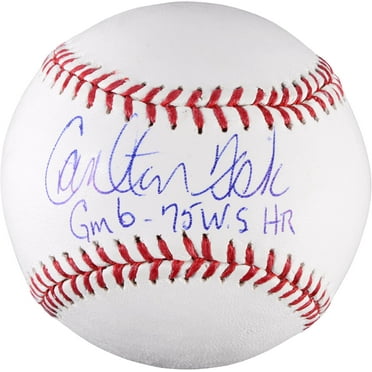 Carlton Fisk Boston Red Sox Autographed Baseball with "Gm 6 75 WS HR" Inscription - Fanatics Authentic Certified