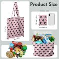 thumbnail image 4 of Hand-Drawn Cat Graphic Tote – Cat Lover Gift Canvas Bag, 4 of 6