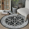 thumbnail image 2 of Alexandria ALX-44 Black Transitional Rug 6' 7" X 6 ' 7", 2 of 5