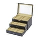 thumbnail image 4 of Organizador de gafas de sol, caja de almacenamiento para tocador, escritorio y hogar. Negro, 4 of 9