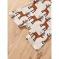 thumbnail image 6 of Biekopu Baby Girl Summer Suspender Jumpsuit,Casual Elk Print Sleeveless Rompers for Toddler Infant, 6 of 9