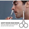 thumbnail image 4 of Nose Hair Scissors,eyebrow Scissors , Stainless Steel Small Scissors Round Tip Design, Barber Hair Cutting Scissors, Sharp Shears Beard & Mustache, S, 4 of 5