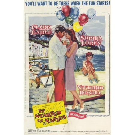 - it Started in Naples Movie Poster (11 x 17)