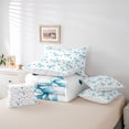 thumbnail image 5 of Homewish Dreamy Bow-tie Child Twin Bedding Sets 7-Piece, Fairy Tale Bowknot Bedding Comforter Set, Cartoon Princess Style Reversible Sheet Sets, Luxury Bedroom Decor, 5 of 7