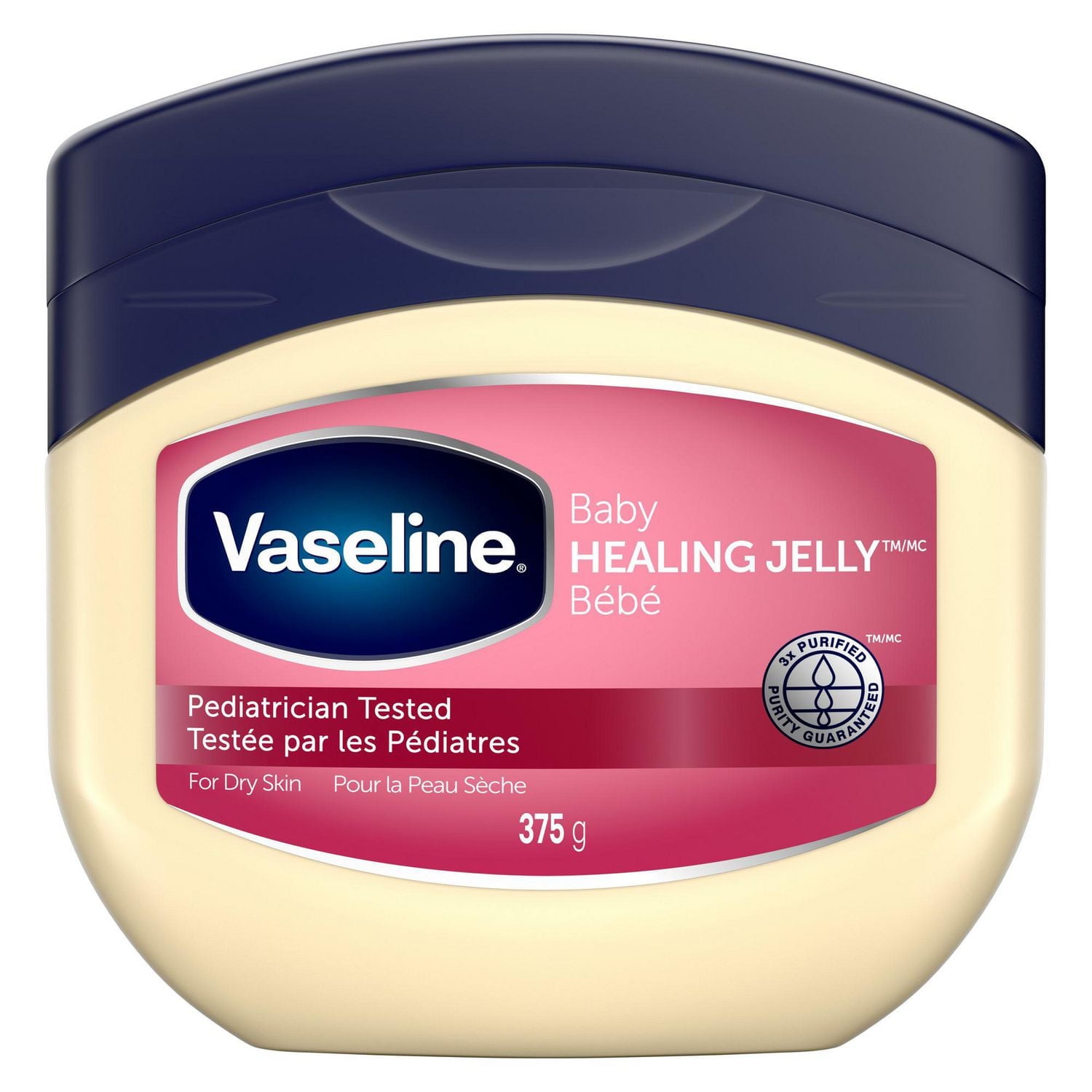 Vaseline Bébé Protectrice & Gelée de Pétrole Pure 375g Gelée de pétrole
