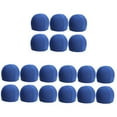 thumbnail image 4 of FRCOLOR 18 Pcs Adult Swim Stretchable Polyester Swim Swimming Hat Unisex Solid Color Swimming Caps Shower Caps Swimming Accessory (Blue), 4 of 8