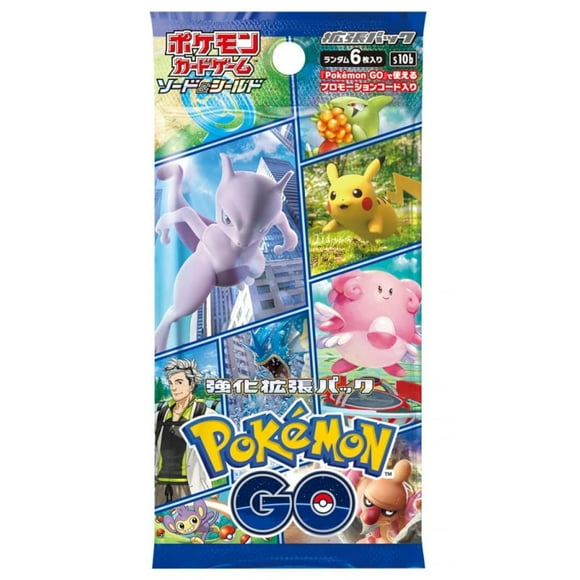 (1 paquete) Pokémon Card Game GO S10b Booster Pack (6 cartas)
