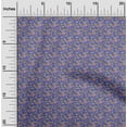 thumbnail image 2 of oneOone Silk Tabby Purplish Blue Fabric Baroque Dress Material Fabric Print Fabric By The Yard 42 Inch Wide, 2 of 4