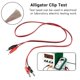 thumbnail image 2 of 2 Pcs Red Black Banana Plugs to Alligator Clips Probe Test Cable 1M, 2 of 5