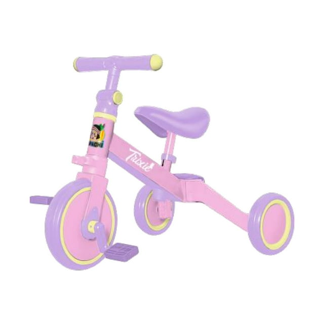 Triciclo De balance Apache modelo 3 en 1 T0-TTTX rosa
