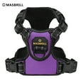 thumbnail image 5 of MASBRILL Reflective Dog Harness No Pull Dog Vest Harness with Handle, Breathable Padded Dog Chest Harness Adjustable for Large Dog-Purple L, 5 of 11