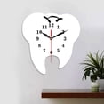 thumbnail image 3 of RKSTN Fall Decorations for Home Acrylic Mute Decorative Clock Bedroom Living Room Tooth Clock Decorations, 3 of 3