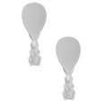 thumbnail image 1 of Oleegame 2PC Stainless Steel Cutlery Set Cute And Creative Rabbit Can Be Vertical Non Stick Rice Spoon Rice Shovel Straw Plastic Rice Spoon White, 1 of 8