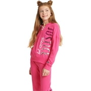 Justice Girls Collection X Lace Up Waffle Sweatshirt, Sizes XS-XLP