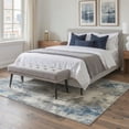 thumbnail image 2 of KUETH 5x7 Area Rugs for Abstract Gray & Blue Throw Rug – Machine Washable Entryway Carpet with Non-Slip Gripper, Distressed Vintage Style Accent Mat for Bedroom Living Room, Aesthetic Indoor Doormat, 2 of 6