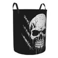 thumbnail image 2 of XMXT Collapsible Laundry Basket, Mysterious Skull Illustration Polyester Waterproof Laundry Hampers Dirty Clothes Hamper, 40L, 2 of 8