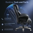 thumbnail image 4 of EverPick Big and Tall Office Chair 500lbs-Heavy Duty Ergonomic Computer Chair with Extra Wide Seat, High Back Executive Large Desk Chair, Black, 4 of 6