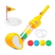 thumbnail image 2 of Juego de minigolf para niños, juguete deportivo para hacer ejercicio en el césped, regalo de cumpleaños Amarillo, 2 of 7