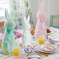thumbnail image 6 of Spring Clearance Easter 3 Pack Pastel Flocked Bunny Kit - for Spring Table, Indoor Decoration, Home & Party, Different Sizes, 6 of 8