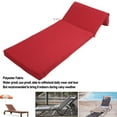 thumbnail image 3 of Cojín de Salón de Chaise, 55x183x7.5 cm de Poliéster Grueso PP Algodón Acolchado Chaise Lounge Reemplazo Cojín Silla Reclinamiento Cojines, 3 of 7