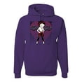 thumbnail image 1 of Wild Bobby, Betty Boop Sugar and Spice Wink Betty Boop Unisex Hoodie Sweatshirt, Purple, Medium, 1 of 5