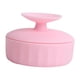 thumbnail image 4 of Organizador portátil de silicona para brochas de maquillaje, multiusos, para diversas superficies. Rosa, 4 of 9