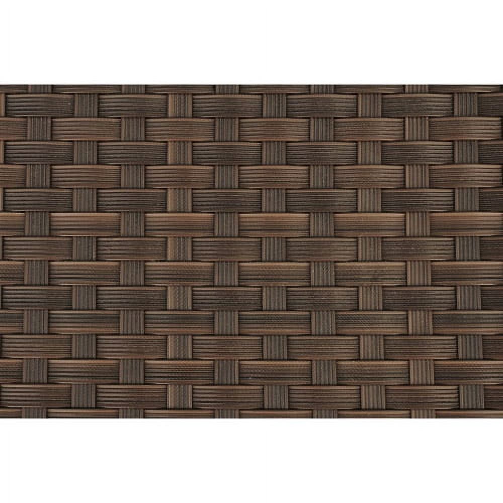 Liberty Outdoor All-Weather Wicker Side Chairs, Set of 4, Brown
