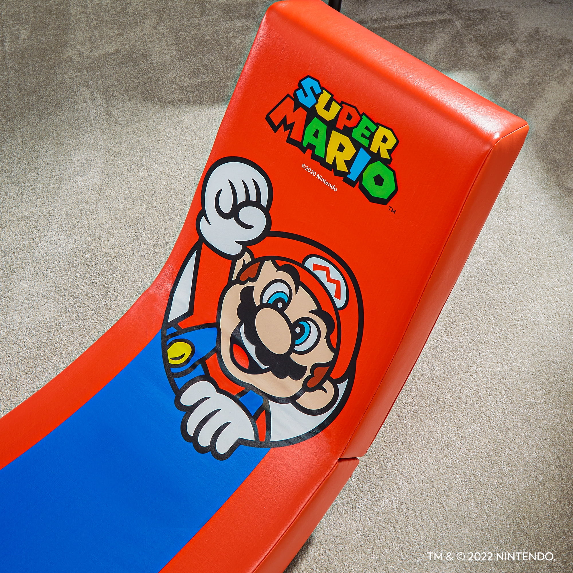 X Rocker Super Mario Spotlight Floor Rocker Gaming Chair for Kid