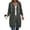 RYE1-Gray, variant on Zip Up Hoodies Women Long Sleeve Long Tunic Sweatshirts Fall Loose Fitting Casual Drawstring Hooded Jacket with Pockets