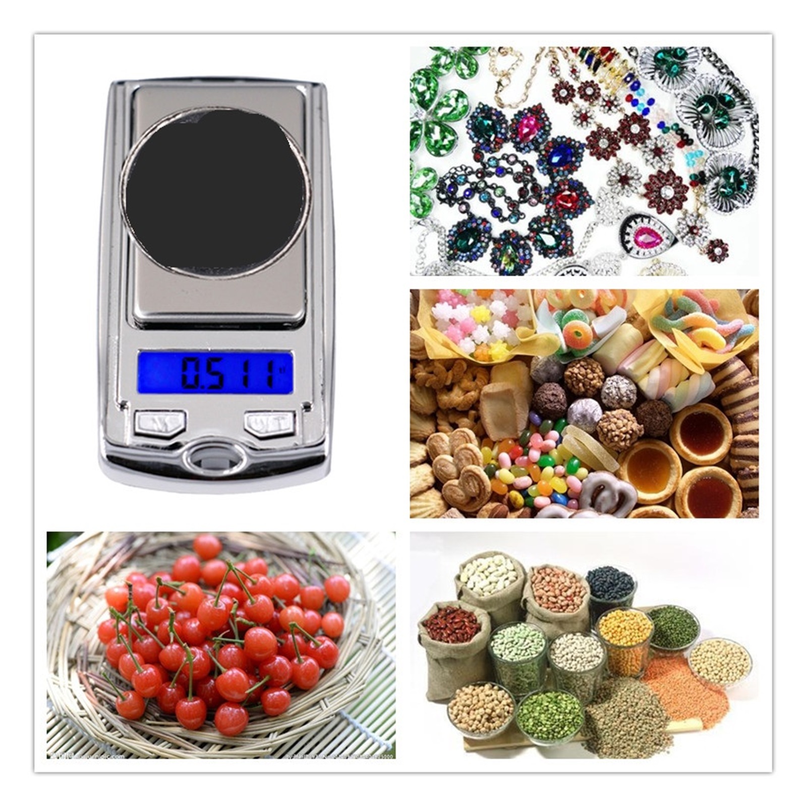 Car Key Scale 100g x 0.01g Mini Electronic Digital Jewelry Scale Balance Pocket Gram LCD Display ,Multi Measuring Units