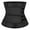 Black -Zipper with double belts, variant on Vaslanda Latex Fajas Colombiana for Women Latex Waist Trainer Cincher Trimmer Corset Weight Loss Body Shaper