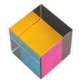 thumbnail image 1 of Color Mixing Cube 2 Inches Colorful Acrylic Prism for Home Decor Office Desk Decoration, Physics Toys Educational Science Kits Fidget Toys Gift for Son Daughter Kids, 1 of 7