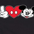 thumbnail image 3 of Mickey & Friends - Peace Love Mickey - Toddler And Youth Long Sleeve Graphic T-Shirt, 3 of 5