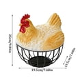 thumbnail image 3 of Hen Shaped Egg Storage Basket For Snack And Fruit Storage, 3 of 6
