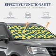 thumbnail image 4 of Fotbe Lemon Juego de 2 Piezas de Parasoles para Parabrisas | Bloqueador Solar para Auto | Accesorios Plegables para Protección Solar Interior-Medium, 4 of 6