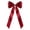 Wine, variant on 3x7 Inch Satin Ribbon Christmas Tree Bow Ornament,Xmas Accessory for Garland Front Door Wreath Fireplace,Rustic Holiday Party Decor for Indoor Outdoor Home Mantle Window Wall Table Entryway Decor