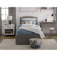 thumbnail image 2 of AFI Warren Platform Bed with Footboard and Twin Trundle Grey Twin, 2 of 5