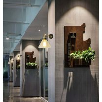 Warehouse of Tiffany Michonne Glass Antique Edison Light