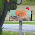 thumbnail image 4 of Yayeee Mailbox Cover Magnetic Large Size Post Box Cover Wrap Decor, Retro UFO, 4 of 9
