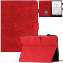 Artyond Case for Kindle Paperwhite 2021, Premium PU Leather with Auto Sleep/Wake Card Slots Case for 6.8" Kindle Paperwhite (11th Generation-2021) and Kindle Paperwhite Signature Edition, Red