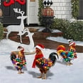 thumbnail image 5 of Interesting Xmas Chicken Garden Ground Stake Adornment Colorful Insert Art Xmas Outdoor Ornamentation For Yard Gel for Mens Shoes Go2garden Solar Lights Yard Signs with Garden for Animals Merry, 5 of 6