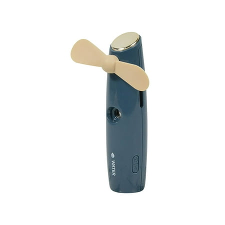 

Dezsed Portable Fan Clearance Creative Water Meter Fan Automatic Spray Mini Fan Handheld Small Fan Blue