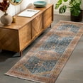 thumbnail image 5 of Hauteloom Solana Living Room, Bedroom Area Rug - Traditional - Navy, Light Blue, Burnt Orange - 8'10" x 13', 5 of 8