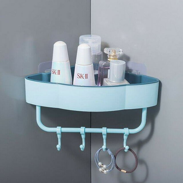 Yeacher SUNSIOM Bathroom Shower Caddy Shelf Corner Bath Wall Mount Rack Storage Holder Organizer