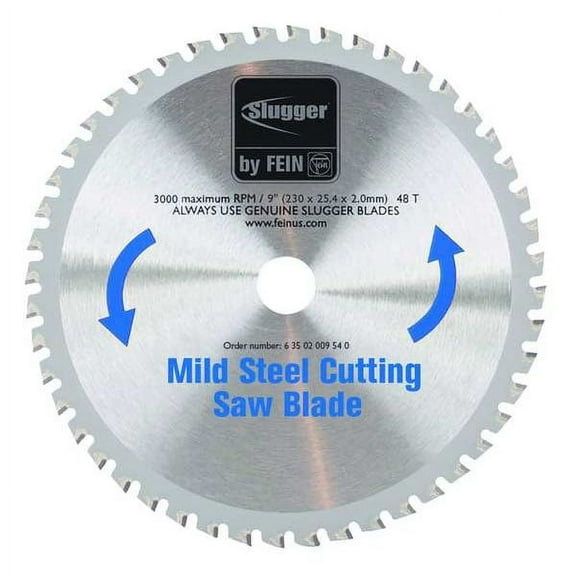Fein Circular Saw Blades,Mild Steel,9 in 63502009540