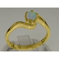 thumbnail image 3 of LBG British Made 10k Yellow Gold Real Genuine Opal Womens Engagement Ring - 33 size options - Size 8.25, 3 of 5