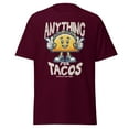 thumbnail image 3 of Anything for Tacos Graphic T-Shirt - Funny Foodie Taco Lover Tee, Unisex Gildan 5000 Cotton Shirt, Sizes S-3XL, 3 of 8