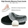 thumbnail image 3 of LORDFON Winter Fuzzy Womens Slippers Fluffy House Slippers with Memory Foam, 3 of 7