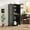 black, variant on 70" Tall Pantry Cabinet,Kitchen Pantry Storage Cabinets with 4 Doors and Adjustable Shelves,Pantry Storage Cabinet,Utility Hutch Cupboard for Kitchen,Dining Room,Living Room and Bathroom